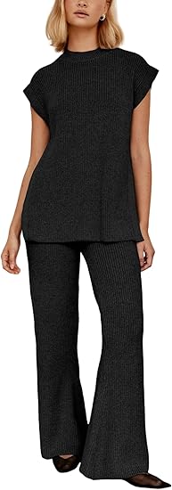 Side Slit Lounge Matching Sets(Buy 2 Free Shipping)