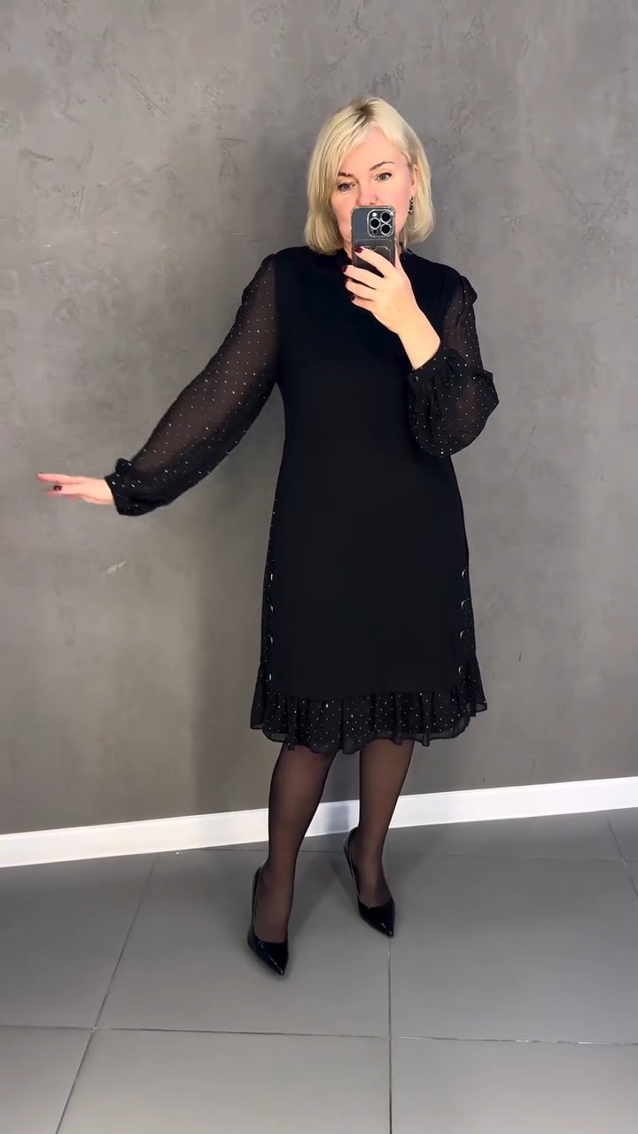 Elegant Long Sleeve Midi Dress (Buy 2 Free Shipping)