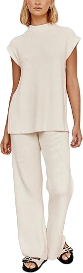 Side Slit Lounge Matching Sets(Buy 2 Free Shipping)