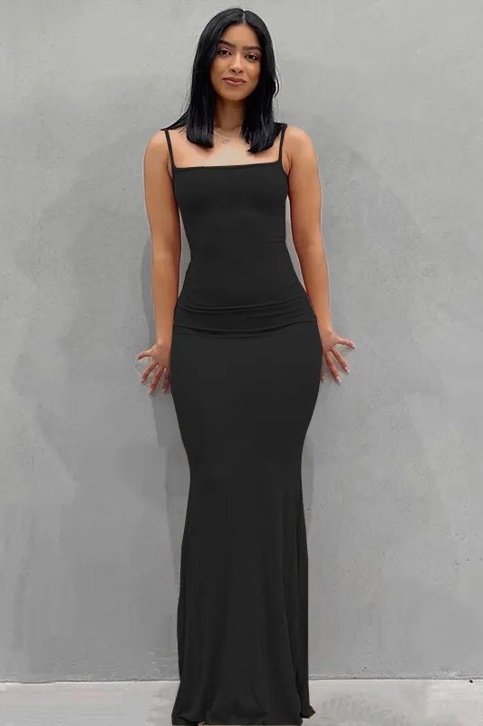 Elegant Rhinestone Mesh Overlay & Black Slip Dress Set (Buy 2 Free Shipping)