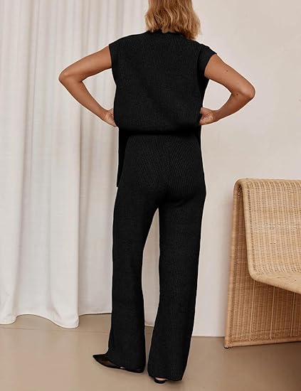 Side Slit Lounge Matching Sets(Buy 2 Free Shipping)