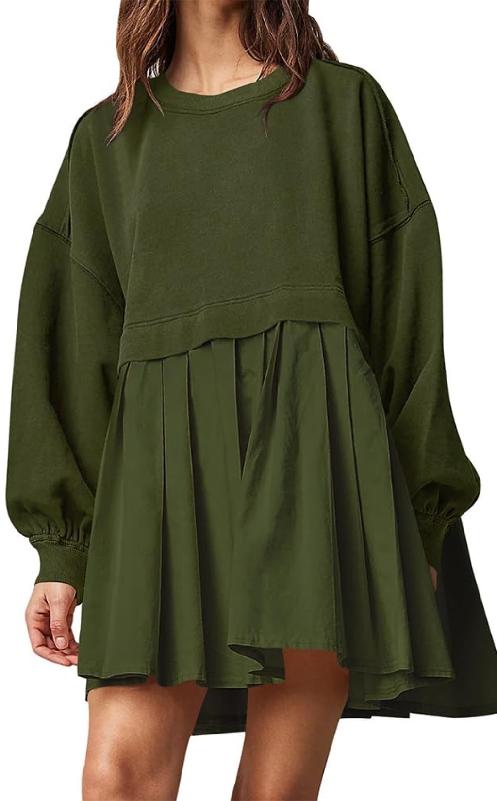 Oversized Sweatshirt Dress (Buy 2 Free Shipping)