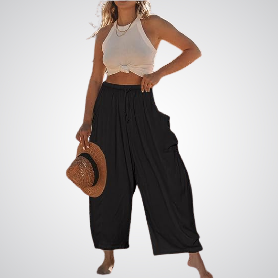 Wide Leg Comfort Pants (Buy 2 Free Shipping)
