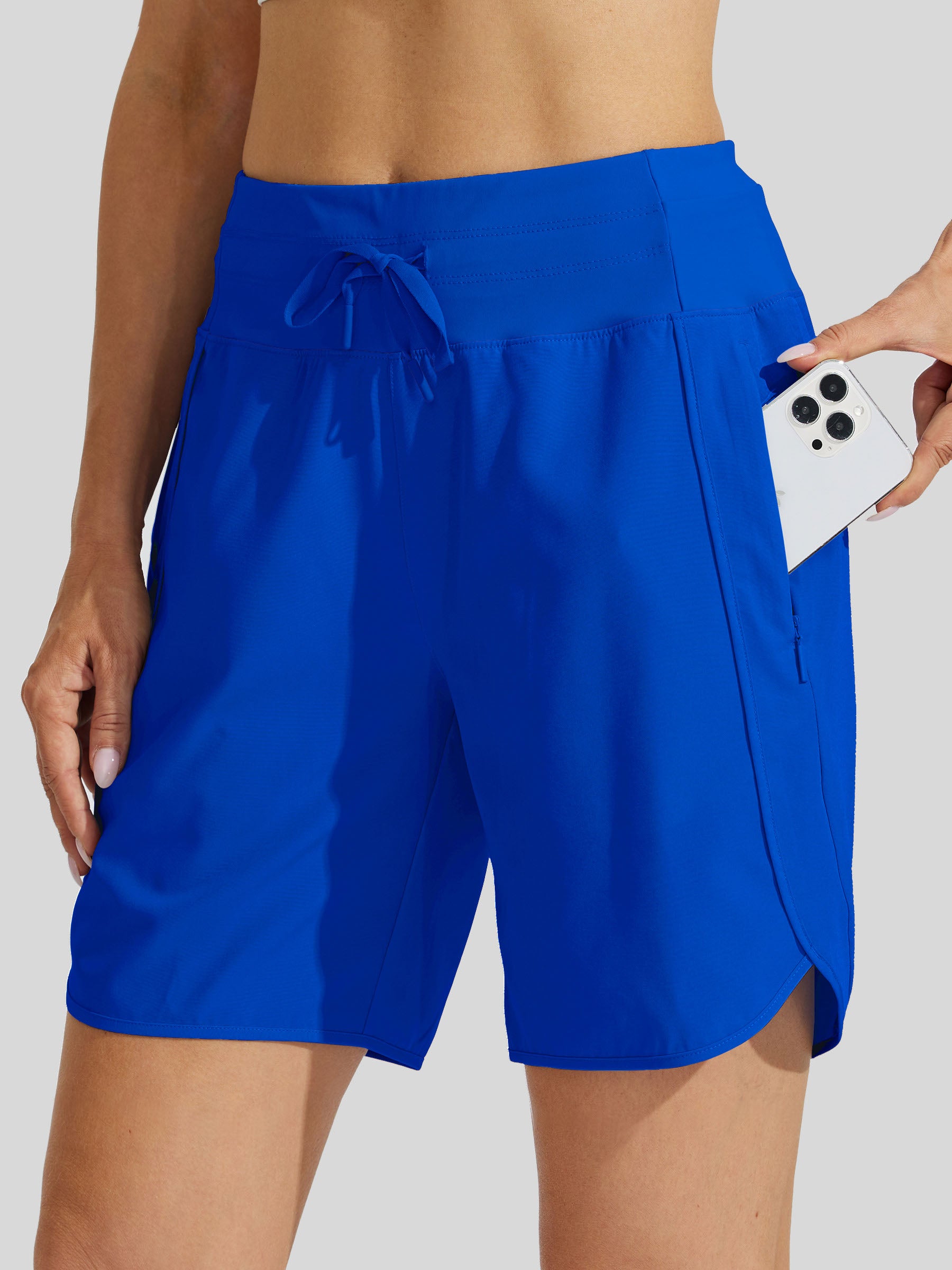 Women's 7 Inseam Athletic High Wasistband Shorts (Buy 2 Free Shipping)