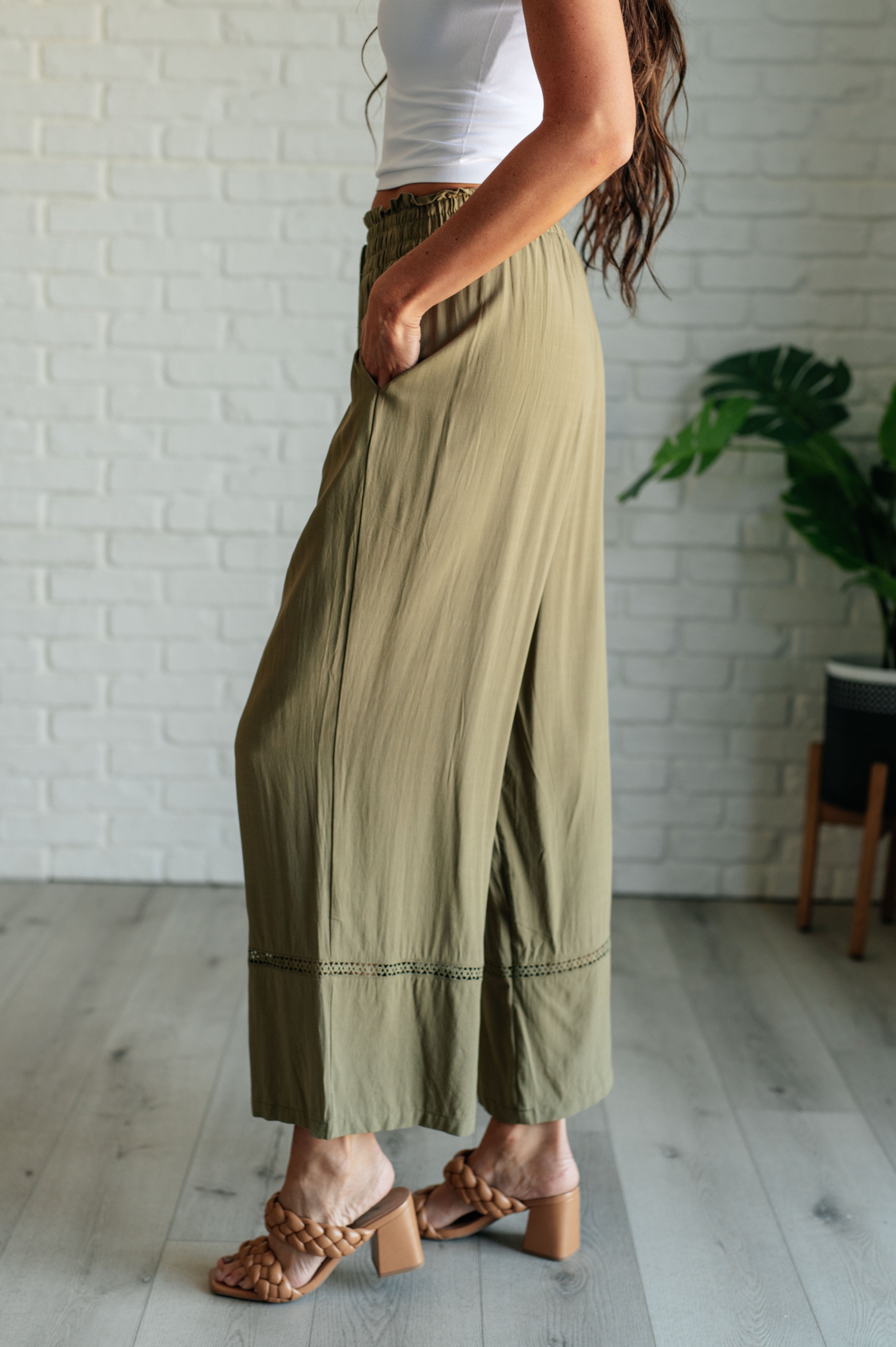 Elastic Wide Leg Pants ( Buy 2 Free Shipping)