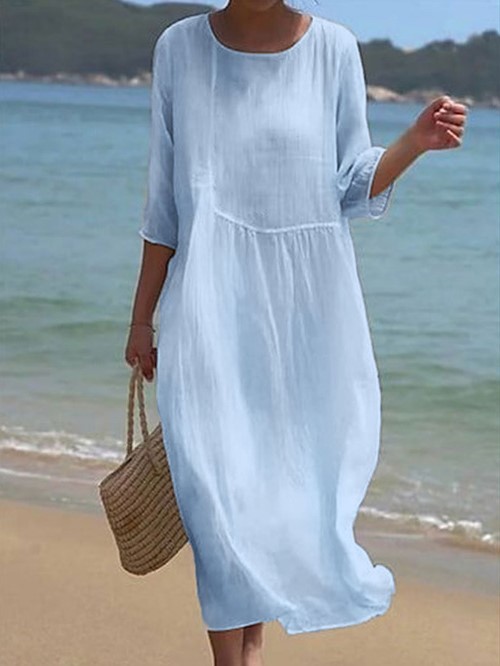 Lightweight Loose Casual Maxi Dress