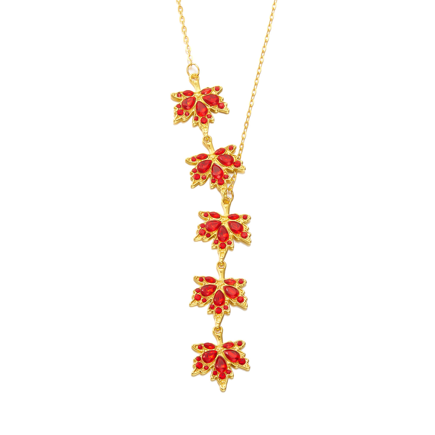 Golden Maple Leaf Necklace – Nature’s Elegance in Every Detail