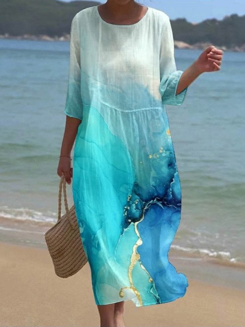 Lightweight Loose Casual Maxi Dress (Buy 2 Free Shipping)