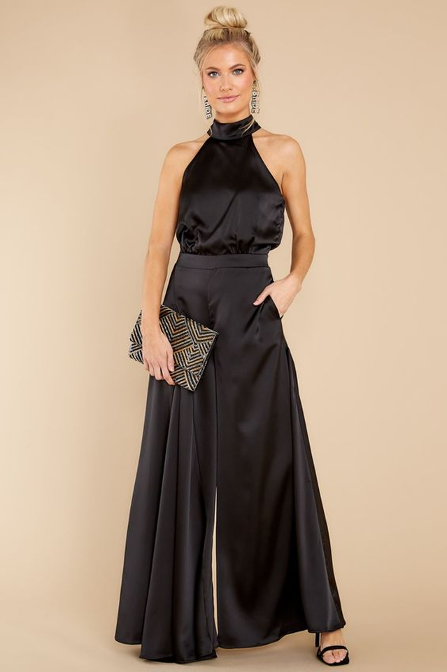 Sleeveless Halter Tied Jumpsuit with Pockets (Buy 2 Free Shipping)