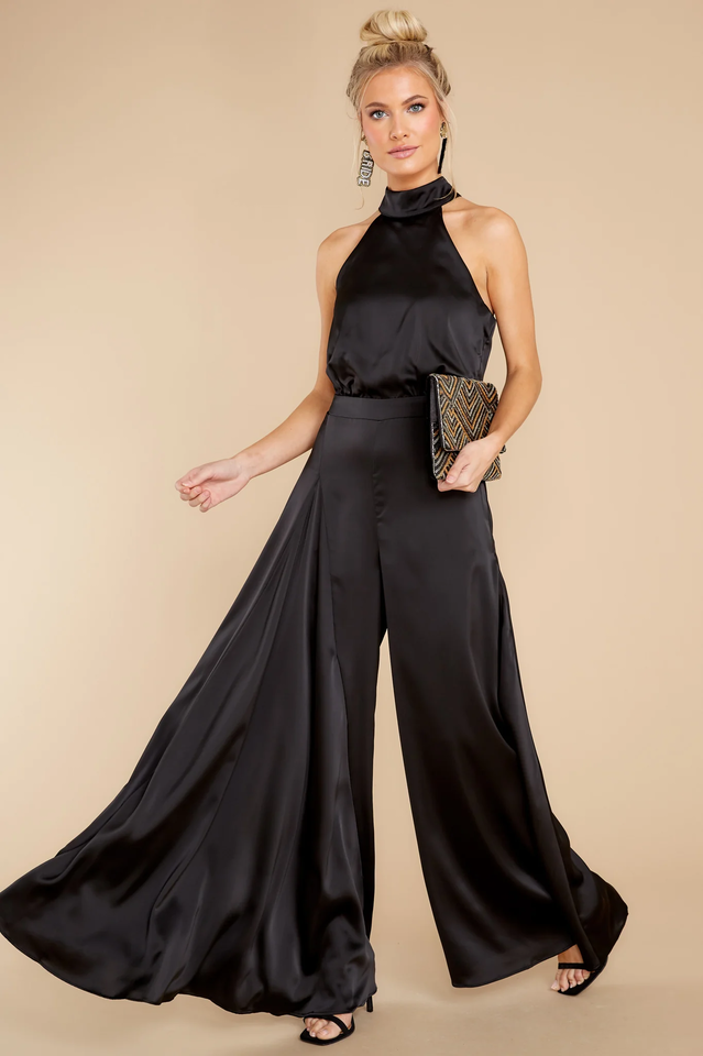 Sleeveless Halter Tied Jumpsuit with Pockets (Buy 2 Free Shipping)