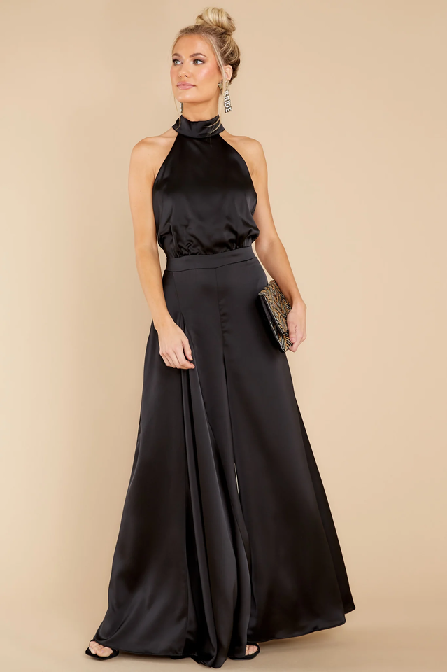 Sleeveless Halter Tied Jumpsuit with Pockets (Buy 2 Free Shipping)