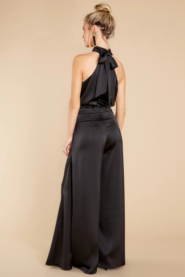 Sleeveless Halter Tied Jumpsuit with Pockets (Buy 2 Free Shipping)