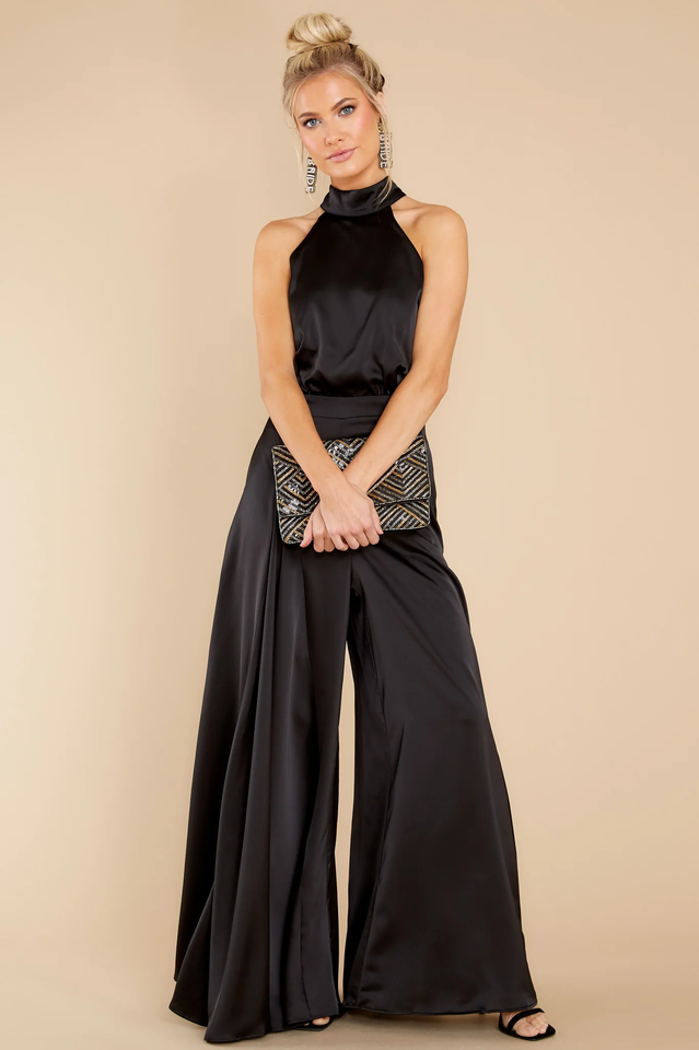 Sleeveless Halter Tied Jumpsuit with Pockets (Buy 2 Free Shipping)