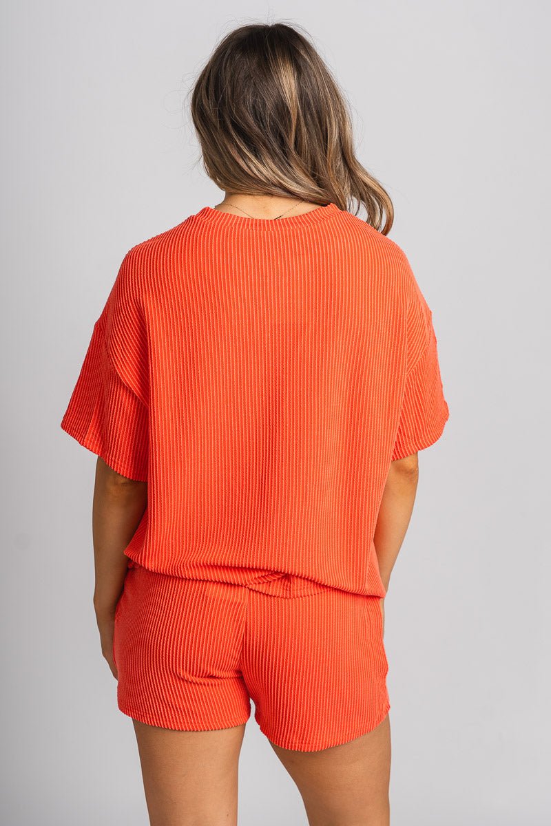 Ribbed Top and Short Set (Buy 2 Free Shipping)