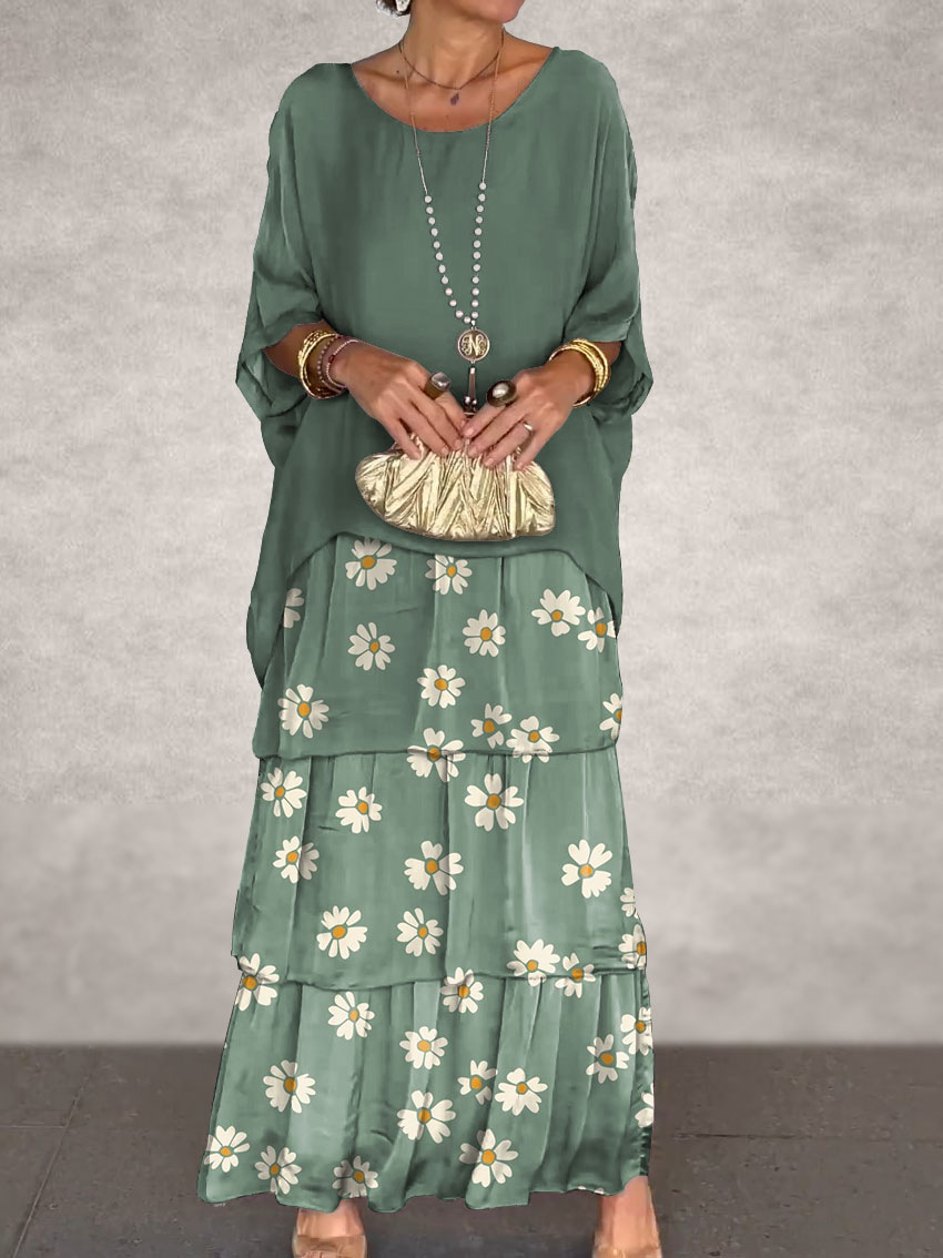 Elegant Boho Floral Maxi Dress (BUY 2 FREE SHIPPING)