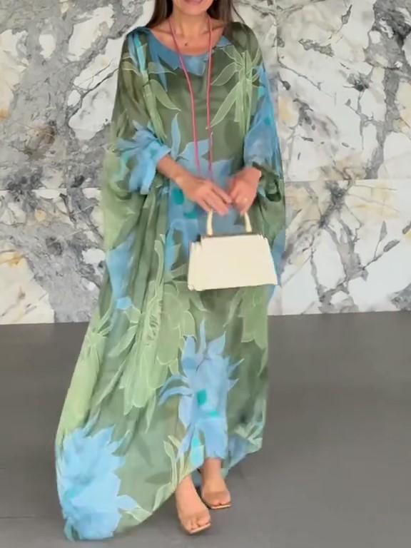 Casual Floral Maxi Dress (Buy 2 Free Shipping)