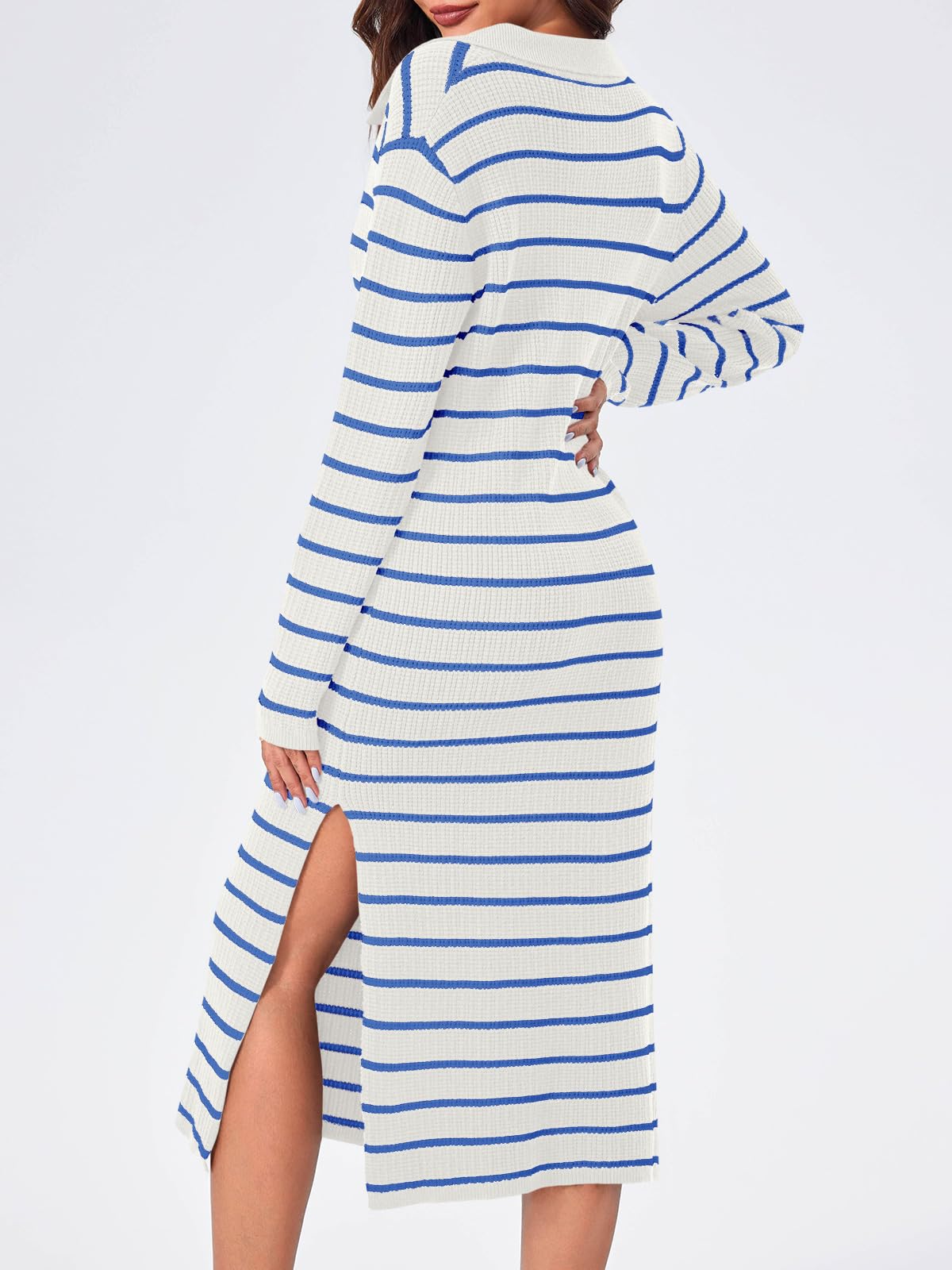 Striped Knit Sweater Dress(Buy 2 Free Shipping)