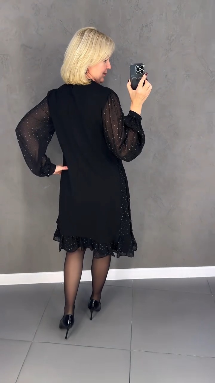 Elegant Long Sleeve Midi Dress (Buy 2 Free Shipping)