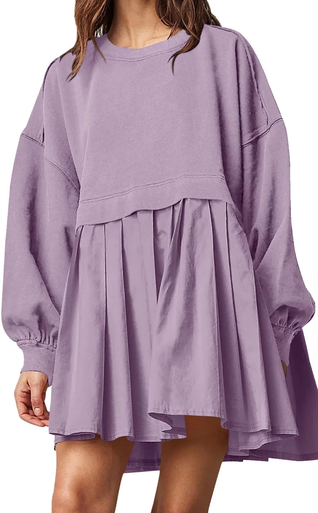 Oversized Sweatshirt Dress (Buy 2 Free Shipping)