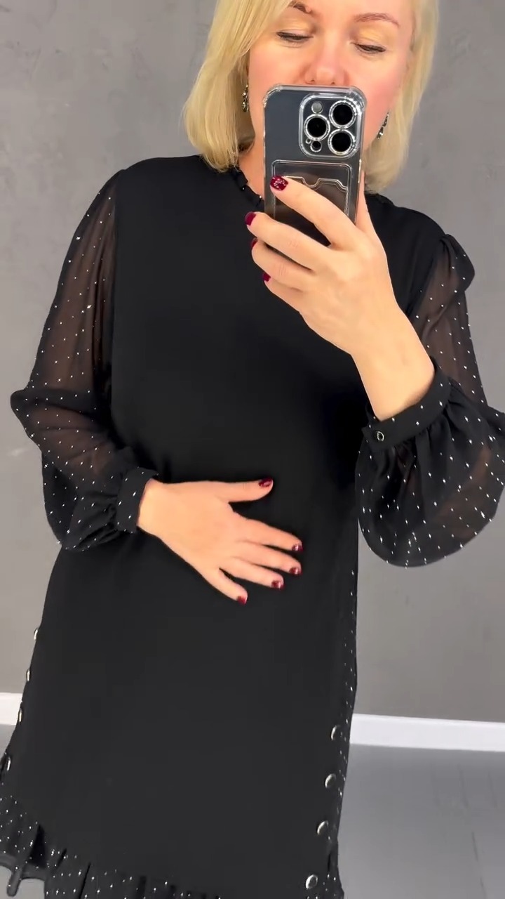 Elegant Long Sleeve Midi Dress (Buy 2 Free Shipping)
