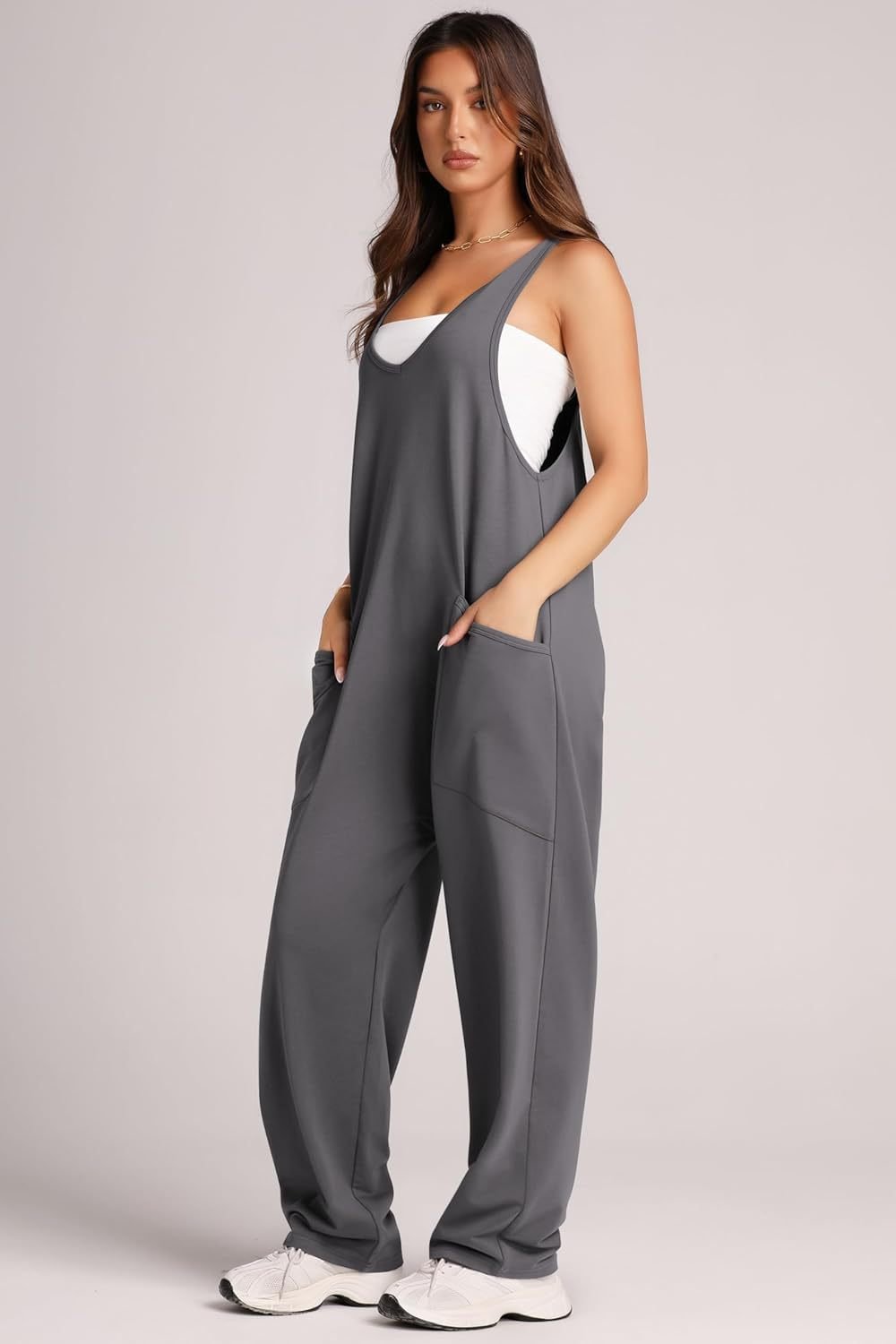Sleeveless Baggy Harem Jumpsuits (Buy 2 Free Shipping)