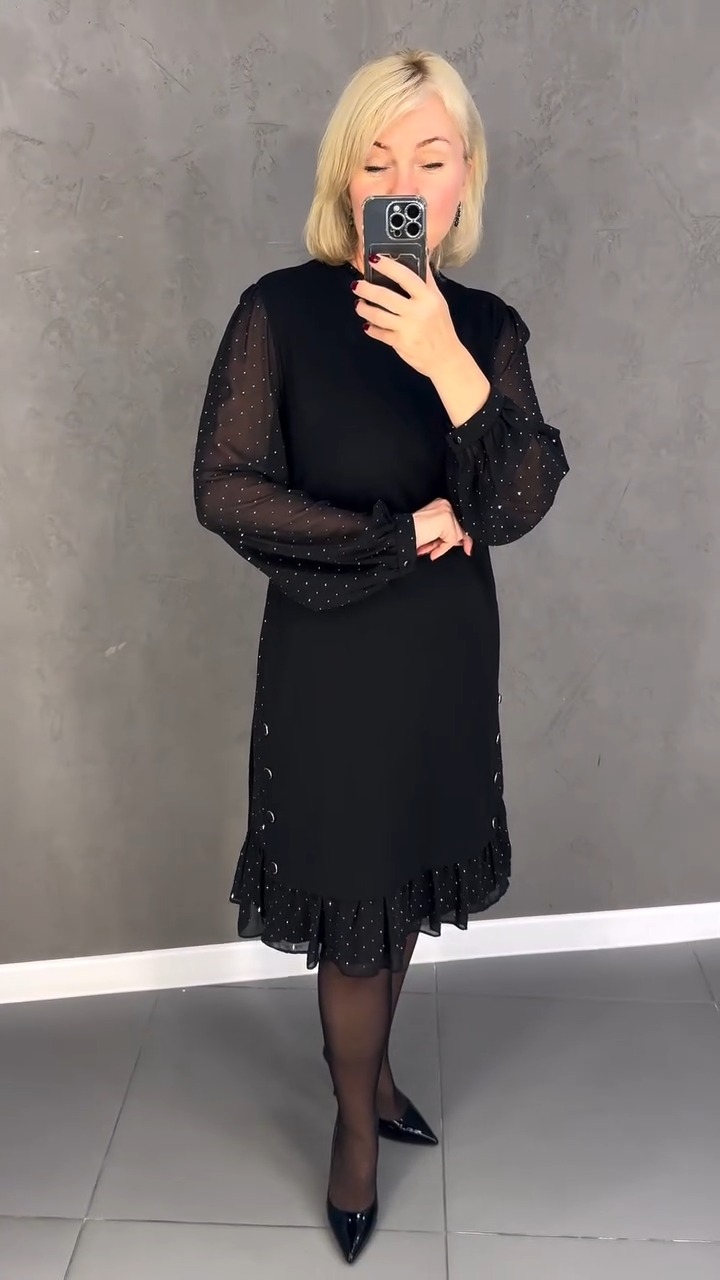 Elegant Long Sleeve Midi Dress (Buy 2 Free Shipping)