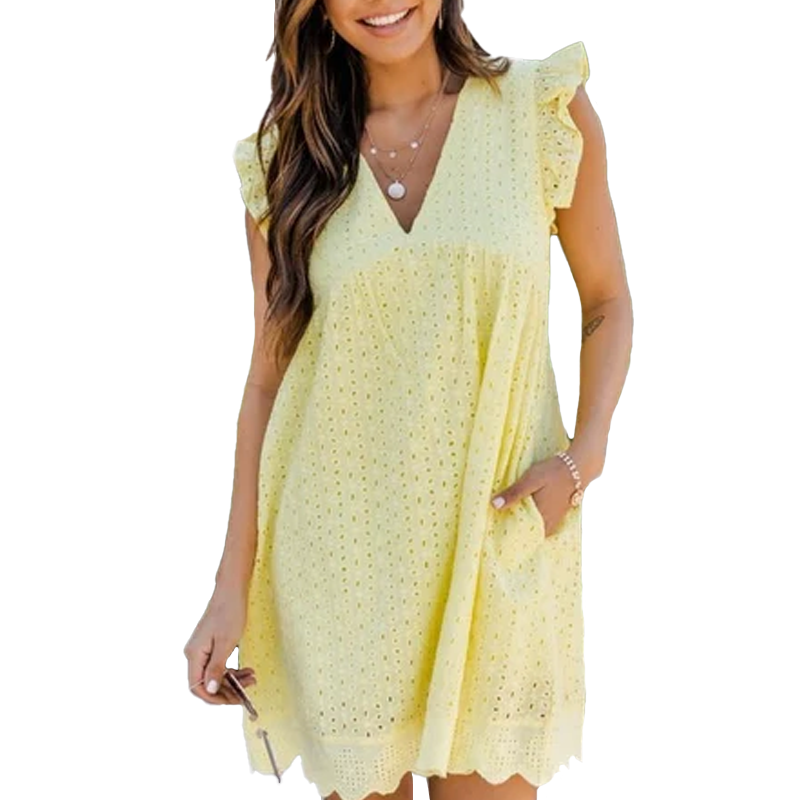 LAST DAY 70% OFF - California Lace Dress Romper