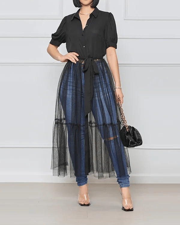 She's So Meshy Top Dress🔥BUY 2 FREE SHIPPING