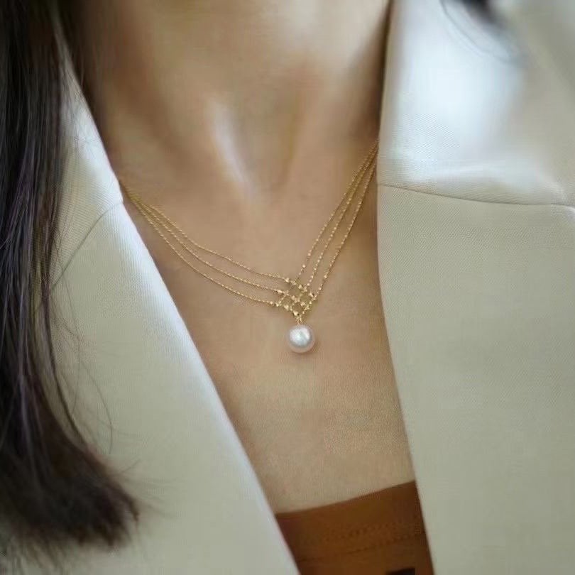 LAST DAY 50% OFF - Mermaid Necklace with Pearl