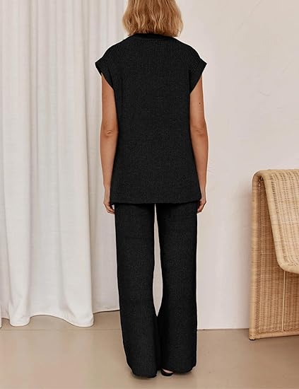 Side Slit Lounge Matching Sets(Buy 2 Free Shipping)