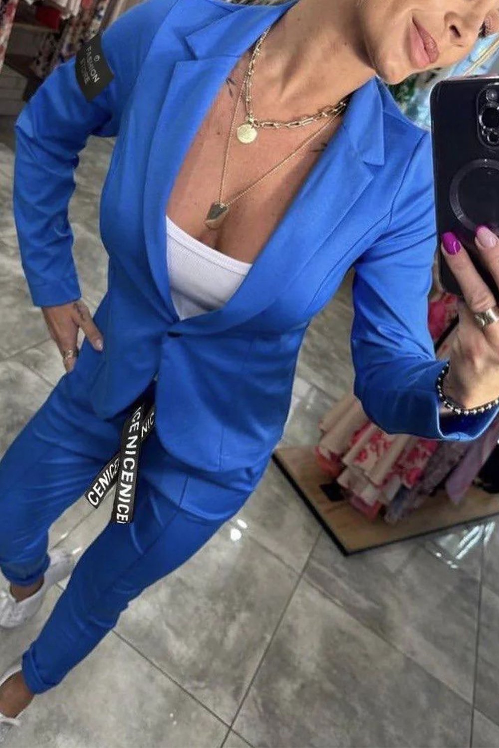 Women's Top Jacket & Elastic Pants Two-piece Set✨Buy 2 Sets Free Shipping