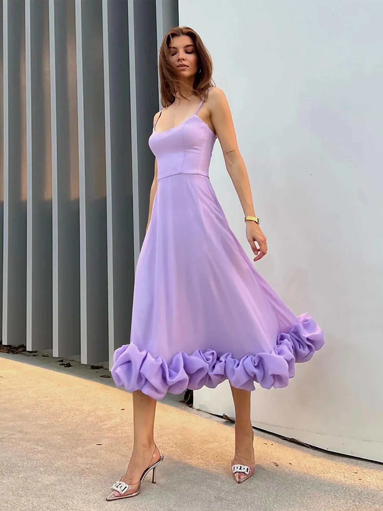 Flounce Dress (Buy 2 Free Shipping)