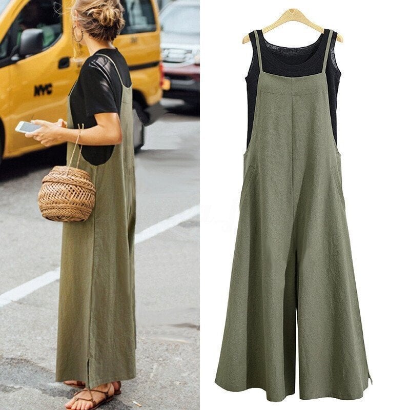 Last Day Promotion 57% OFF🔥Women's Sleeveless Oversized Casual Jumpsuit