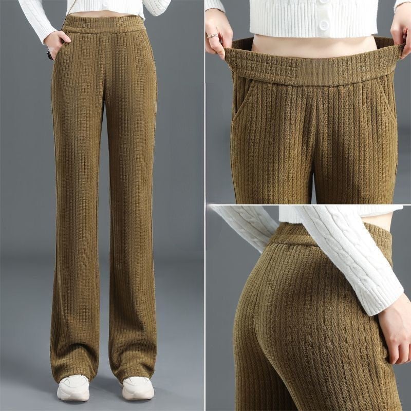 ❄️Winter Necessity🌟Women's Versatile Stretchy Elastic Waist Comfy Wide-Leg Pants