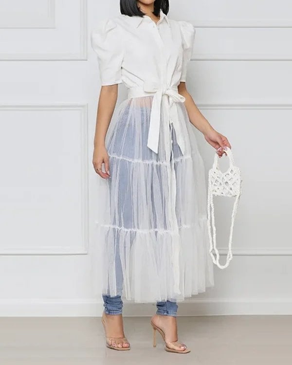 She's So Meshy Top Dress🔥BUY 2 FREE SHIPPING