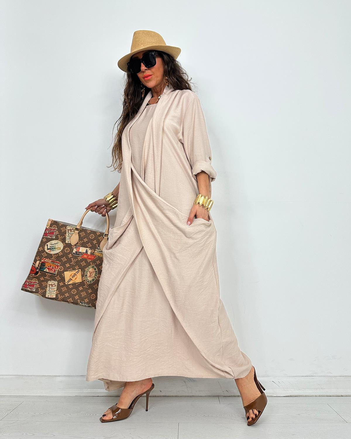 Elegant Draped Layer Maxi Dress (Buy 2 Free Shipping)