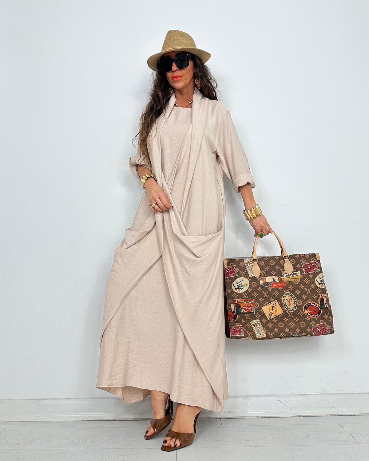 Elegant Draped Layer Maxi Dress (Buy 2 Free Shipping)