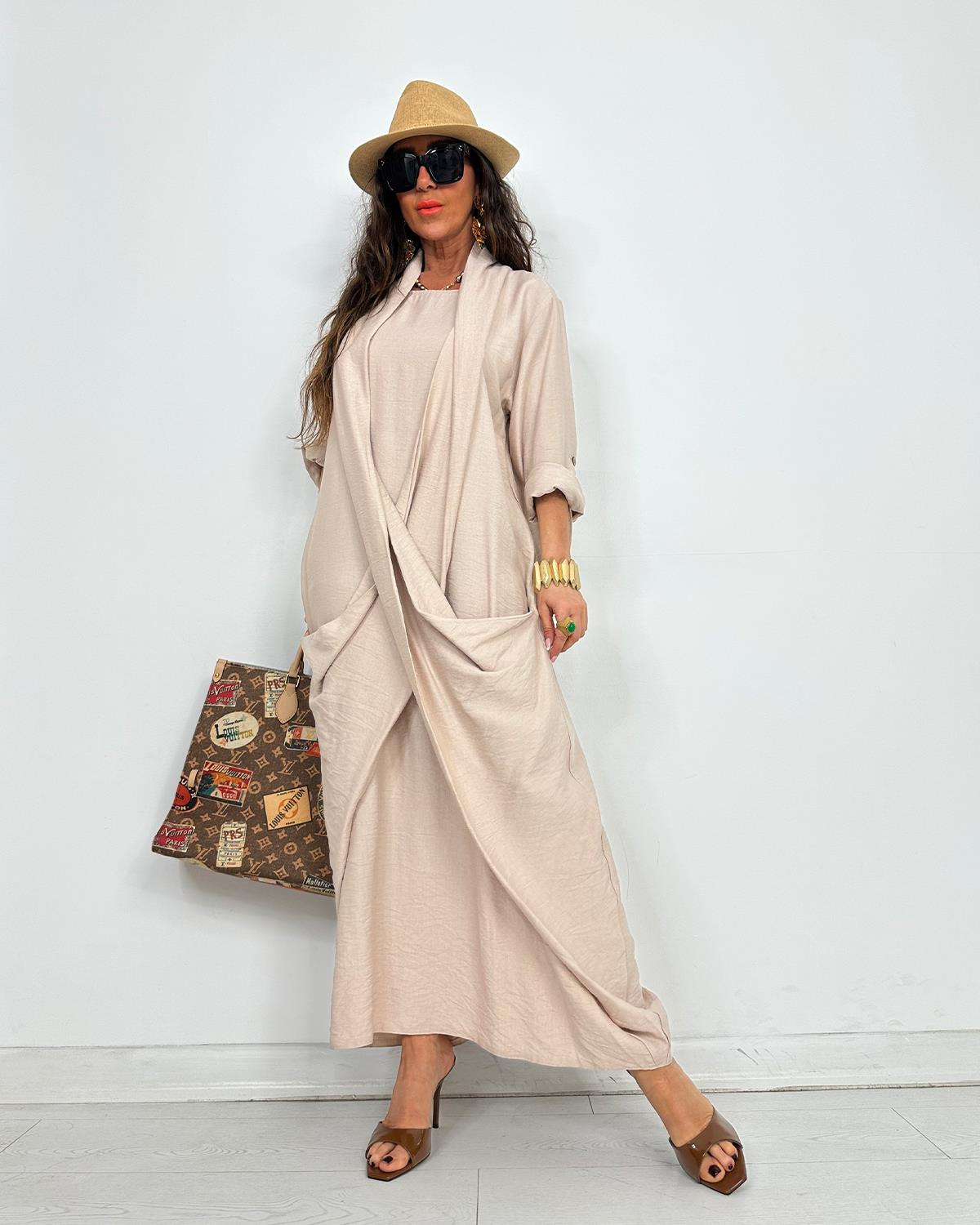 Elegant Draped Layer Maxi Dress (Buy 2 Free Shipping)