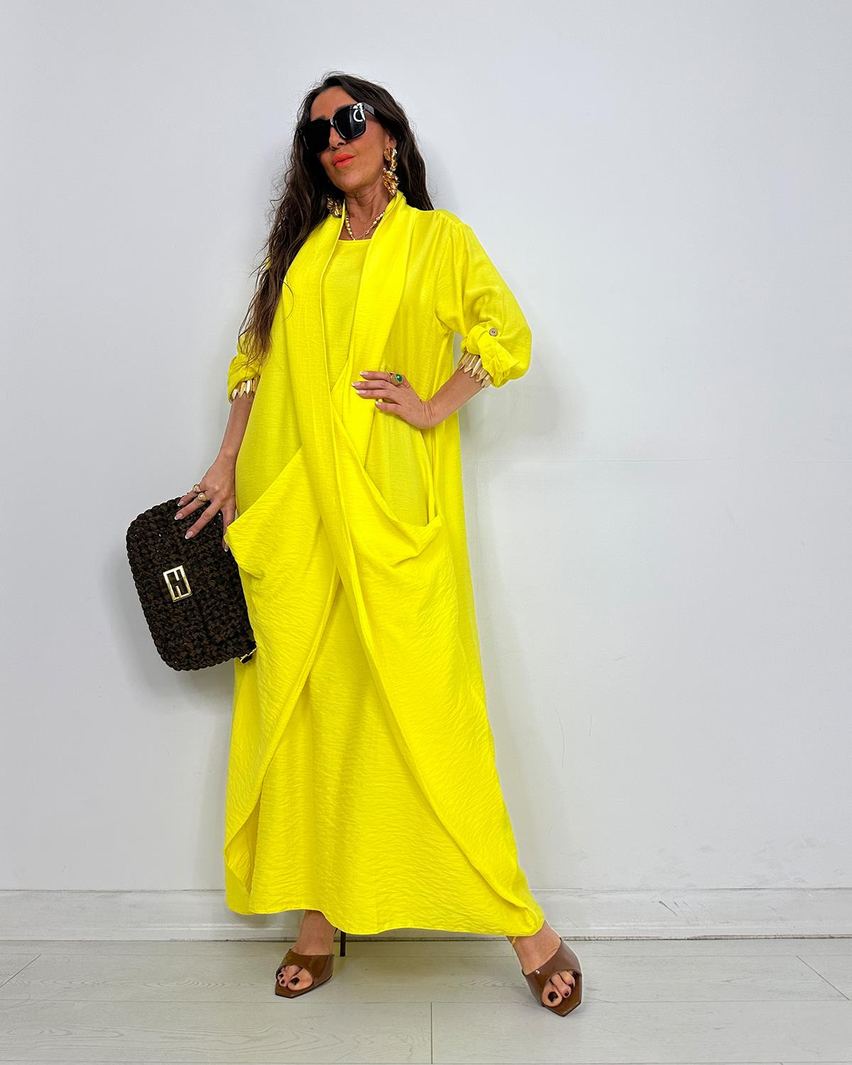 Elegant Draped Layer Maxi Dress (Buy 2 Free Shipping)