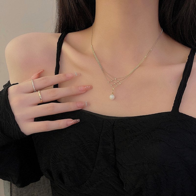 LAST DAY 50% OFF - Mermaid Necklace with Pearl