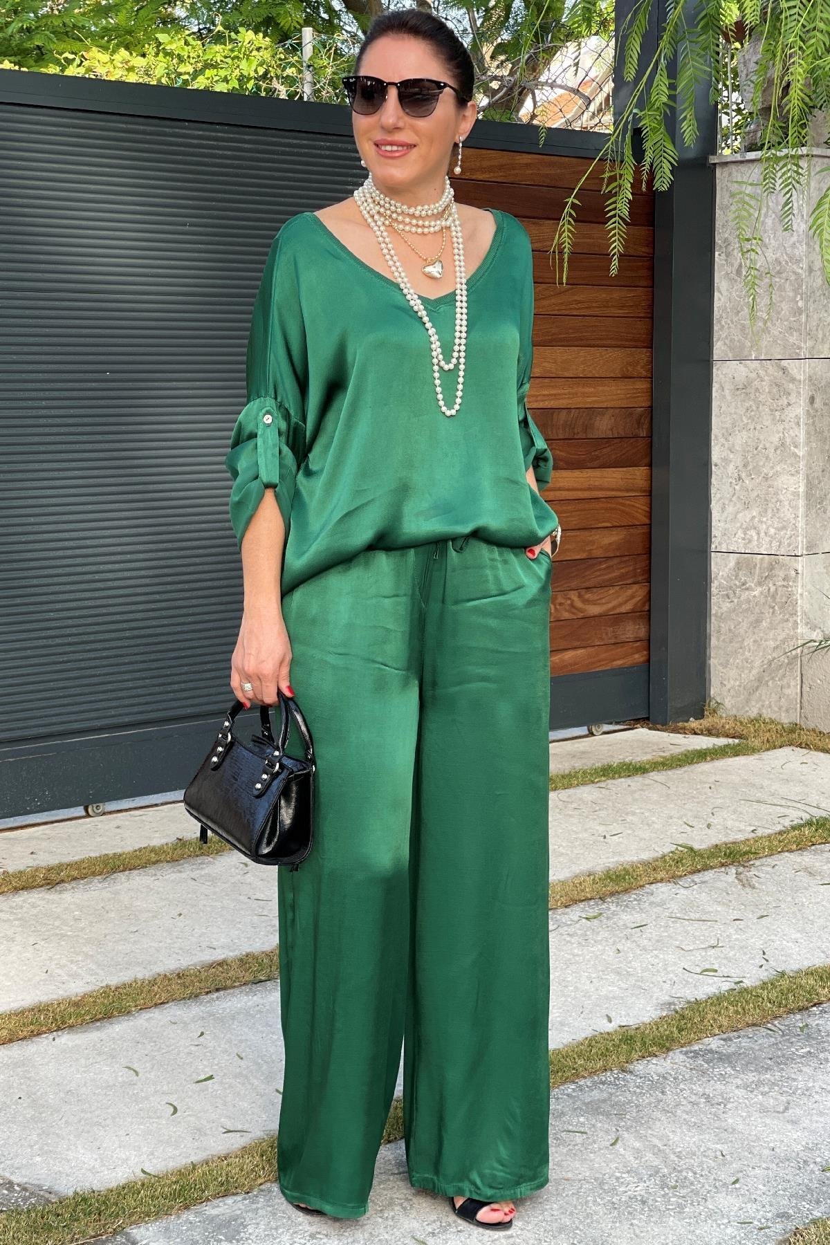 Elegant Satin Two-piece Set (Buy 2 Sets Free Shipping)