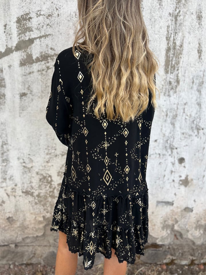 2024 HOT SALE🔥 Comfortable Stretchy V Neck Printed Party Dresses