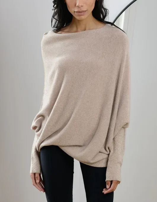 New Asymmetric Draped Jumper (Buy 2 Free Shipping)