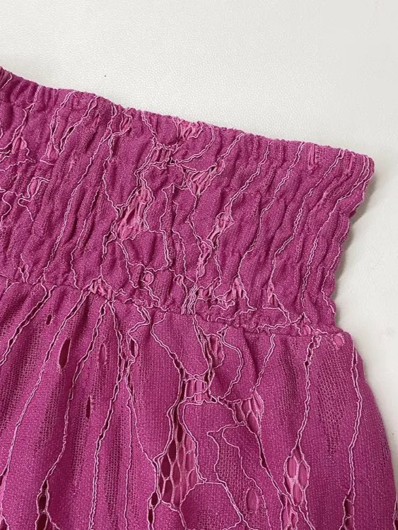 Elegant Lace Off Shoulder Bell Sleeve Wide Leg Two Piece Set (Buy 2 Free Shipping)