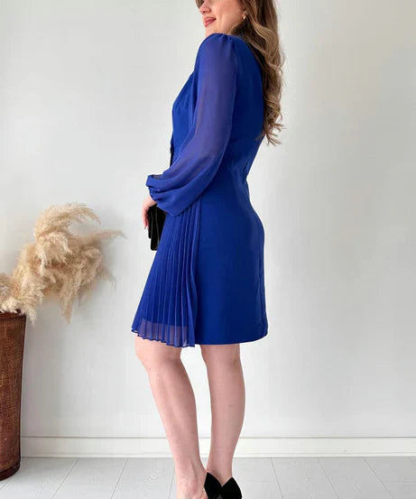 Elegant Pleated Blazer Dress (Buy 2 Free Shipping)