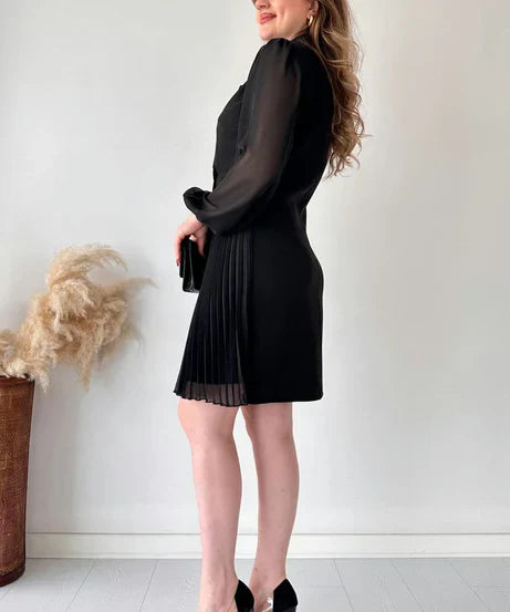 Elegant Pleated Blazer Dress (Buy 2 Free Shipping)