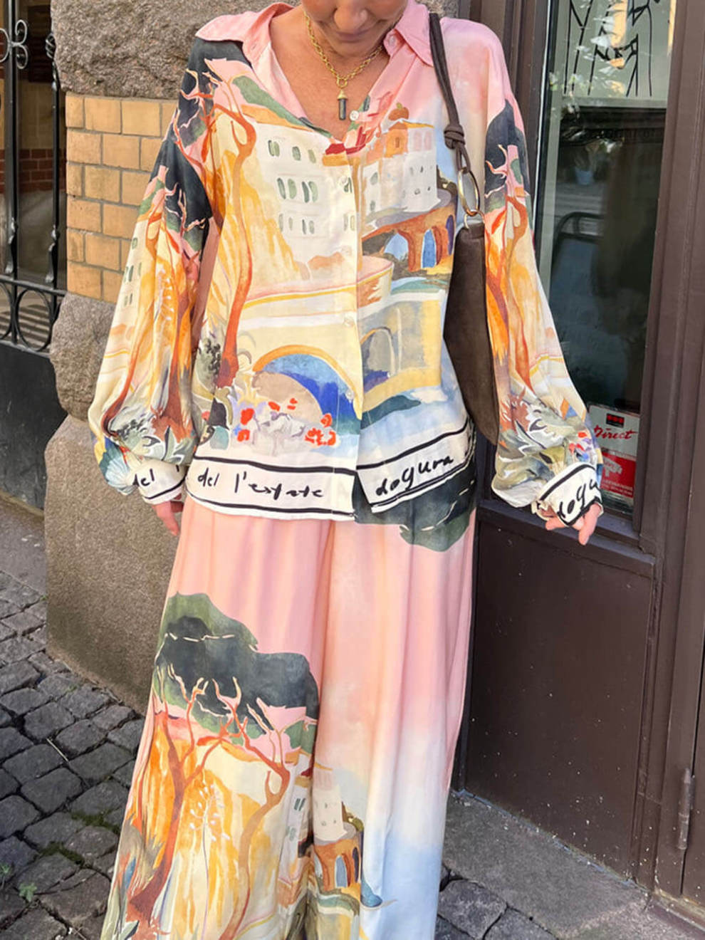 Artistic Landscape Print Two-Piece Set (Buy 2 Free Shipping)