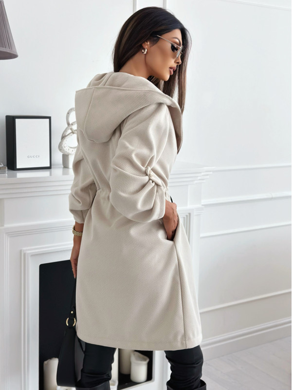 Autumn Flash Deal🔥Strappy Woolen Windbreaker Jacket (Buy 2 Free Shipping)