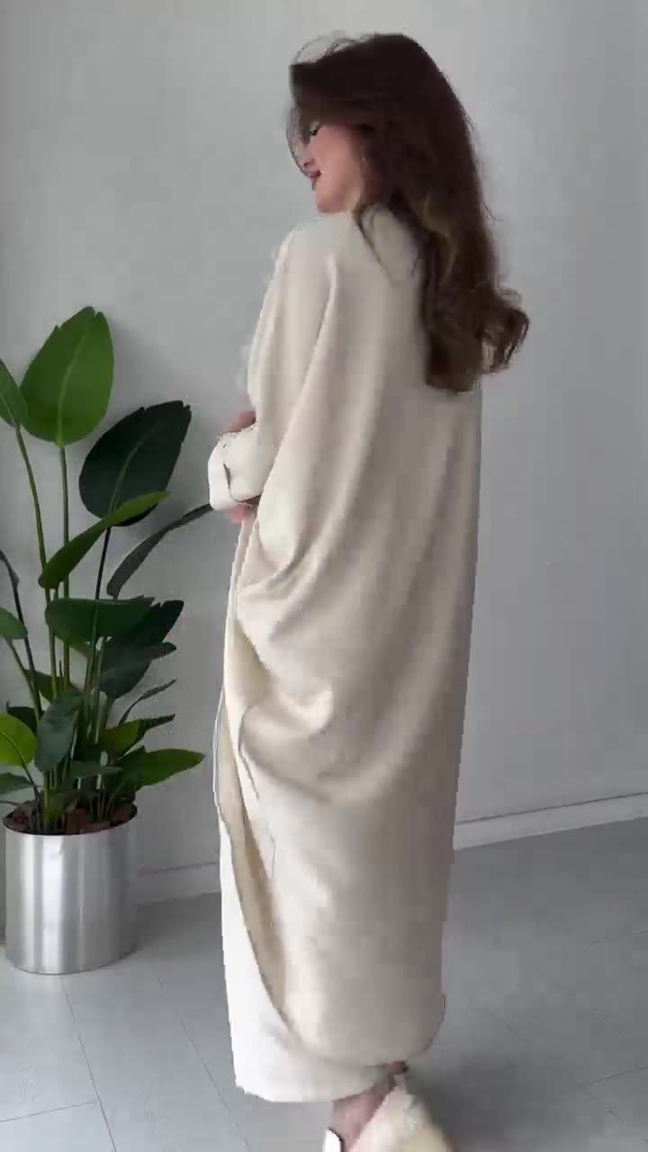 Crafted Floral Cardigan And Trousers Suit (Buy 2 Free Shipping)