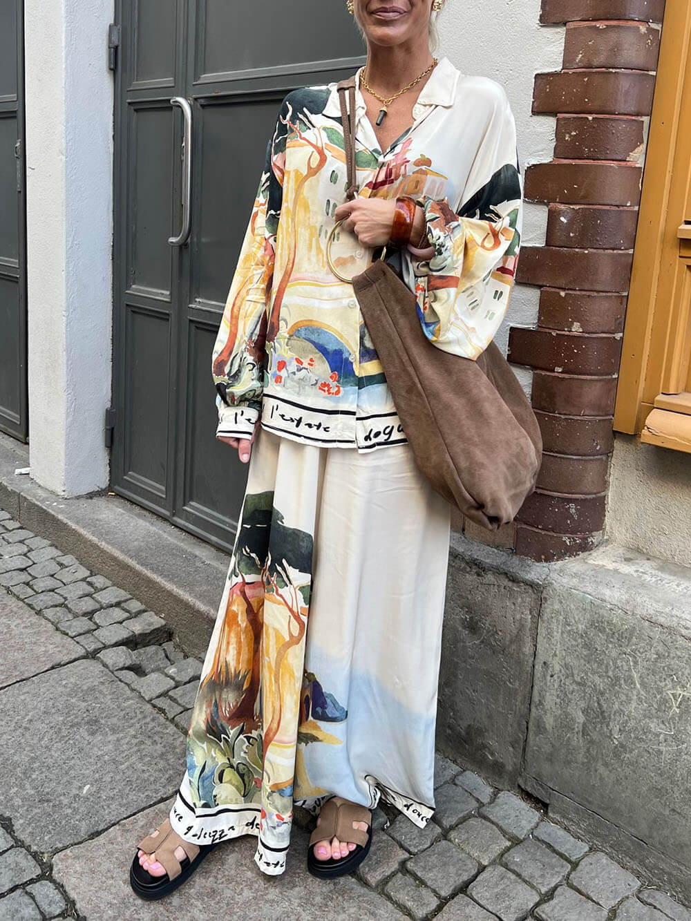 Artistic Landscape Print Two-Piece Set (Buy 2 Free Shipping)